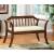 Derby Fabric/Wood Bench