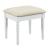 Kasey Wood Storage Corner Vanity Dresser w/2 Drawers, Mirror & Stool