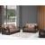 Metroplex Fabric/PU Convertible Living Room Set