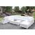 Somani Fabric/Faux Rattan U-Shaped Patio Sectional, Composition 1