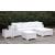 Somani Fabric/Faux Rattan L-Shaped Patio Sectional, Composition 14