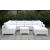 Somani Fabric/Faux Rattan Customizable Patio Sectional Set