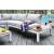 Winona Polyester/Faux Wood L-Shaped Patio Sectional w/Table