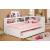 Frankie Pine Wood Corner Daybed, Twin Size