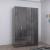Cambridge Matte 3-Door Wardrobe w/2-Drawer Storage
