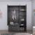 Cambridge Matte 3-Door Wardrobe w/2-Drawer Storage
