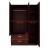 Cambridge Matte 3-Door Wardrobe w/2-Drawer Storage