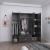 Cambridge Matte 4-Door Wardrobe w/2-Drawer Storage