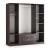 Cambridge Matte 4-Door Wardrobe w/2-Drawer Storage
