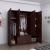 Cambridge Matte 4-Door Wardrobe w/2-Drawer Storage