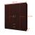 Cambridge Matte 4-Door Wardrobe w/2-Drawer Storage