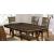 Holly Wood Rectangular Dining Table w/Open Shelf