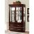 Lawrence Glass/Wood LED Curio w/2 Doors & 4 Drawers