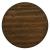 Buhl Wood Round Dining Table