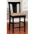 Sabrina Fabric/Wood Counter Chair, Set of 2