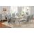 Sarina Glass/Wood Rectangular Dining Set