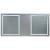 Sarina Glass/Wood Rectangular Dining Set