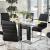 Richfield I Glass Rectangular Dining Table