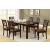 Weston 7-Piece Fabric/Wood Rectangular Dining Set