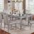Alena Wood/Glass Extendable Dining Table