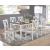 Anya 7-Piece Fabric/Wood Dining Set