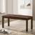Garnett Vinyl/Wood Dining Bench