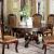 Medieve Wood Round Dining Table