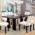 Luminar I Wood/Glass LED Dining Set
