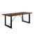 Dulce Wood/Metal Rectangular Dining Set