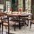 Jordyn Wood Storage Extendable Dining Set