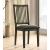 Cherie Fabric/Wood Dining Side Chair, Set of 2