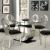 Orla Glass/Metal Dining Table