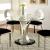 Valo Glass/Metal Round Dining Set