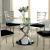 Roxo Glass/Metal Round Dining Table