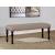 Hilma Fabric/Wood Dining Bench
