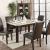 Faven Marble/Wood Dining Table