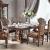 Lucie Wood Extendable Dining Table