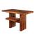 Bonneville Faux Marble/Wood Counter Height Table w/Wine Storage