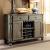 Siobhan Wood Server w/2 Doors, 2 Drawers & Wine Storage