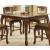 Johannesburg Faux Marble/Wood Counter Height Table