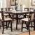 Brent Wood/Faux Marble Counter Height Table