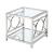Rylee Glass/Metal Storage Coffee Table Set