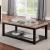 Rosetta Faux Marble/Wood Storage Coffee Table