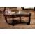 Crystal Falls Glass/Wood Storage Coffee Table Set
