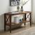 Izar Glass/Wood Storage Sofa Table