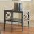 Izar Glass/Wood Storage End Table