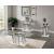 Staten Glass/Metal Coffee Table Set