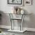 Staten Glass/Metal Sofa Table
