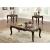 Colchester Faux Marble/Wood/Wood Veneer 3pc Table Set