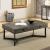 Veblen Wood/Metal Storage Coffee Table w/2 Drawers